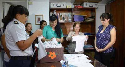 Donaron a hospitales de Resistencia, prendas confeccionadas por internas