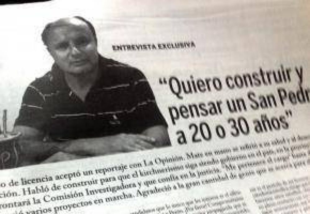 Guacone dijo que el cargo le pertenece y que volver� para trabajar por San Pedro