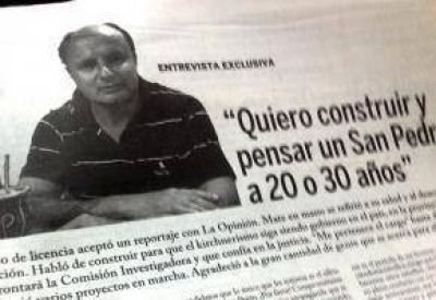 Guacone dijo que el cargo le pertenece y que volver� para trabajar por San Pedro