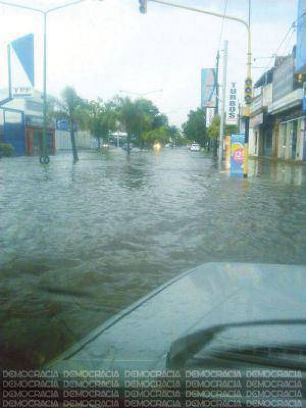 La Ciudad fue �Venecia� por la lluvia