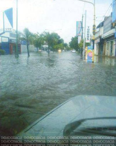 La Ciudad fue �Venecia� por la lluvia