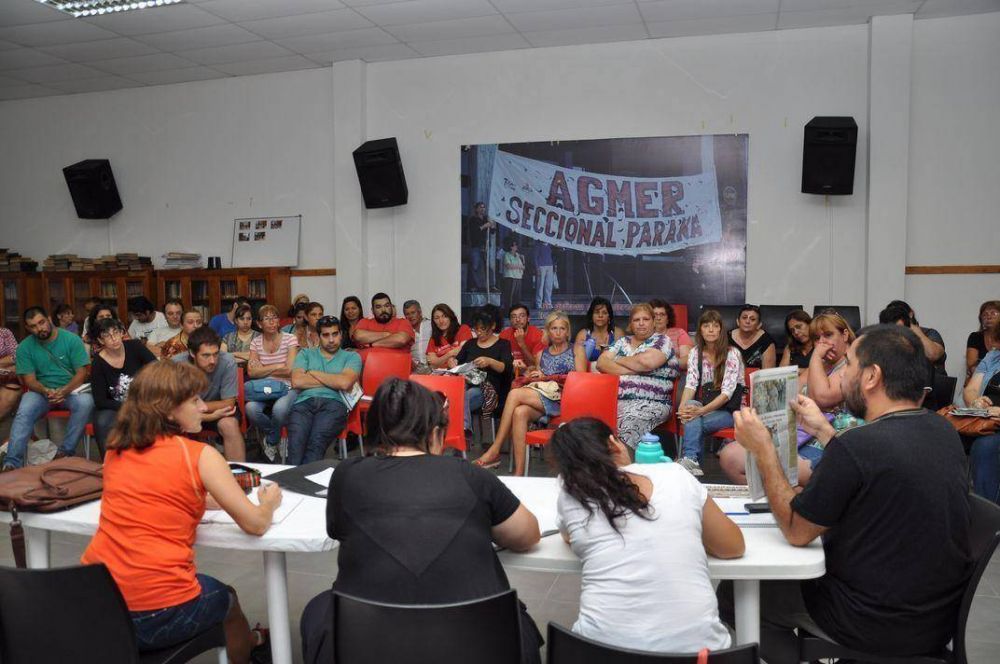 Agmer Paran� realizar� una �intervenci�n� en la Casa de Gobierno el viernes 