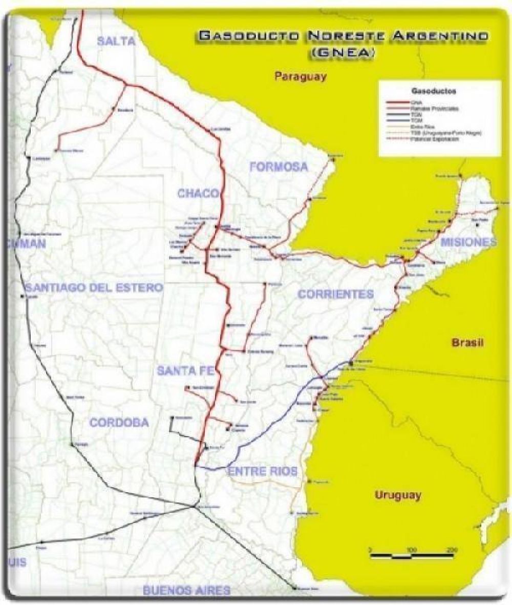 Este mes deben comenzar las obras del Gasoducto del Noreste en la provincia