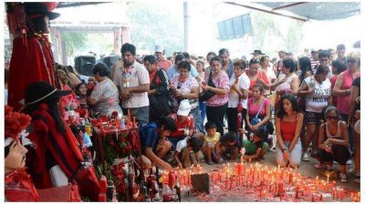 Multitud rindi� homenaje al Gauchito Gil