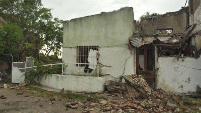 Temporal en Bah�a: falleci� una nena de dos a�os y hay 6 heridos tras un derrumbe