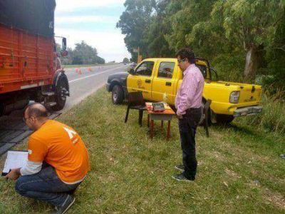Pesaje en rutas provinciales: convenios con 30 municipios de Buenos Aires