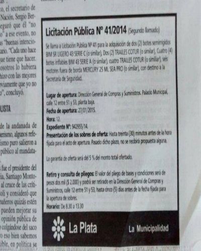 Inundaci�n: Publican un comunicado 