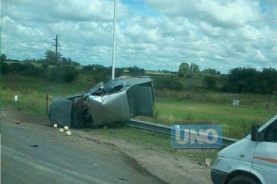 Varios heridos en un accidente en la ruta nacional 12