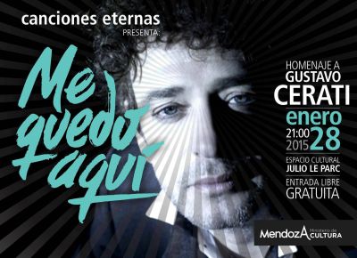 Mendoza realizar� un homenaje a Gustavo Cerati en Le Parc