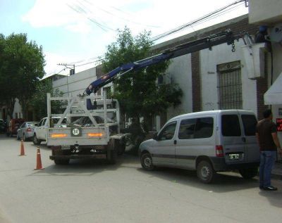 Envainado. Cableado en pleno centro
