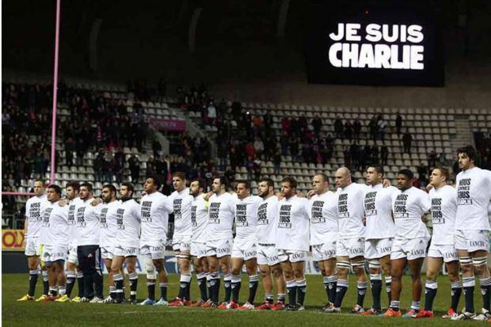 Minuto de silencio y la Marsellesa: el emotivo homenaje del rugby franc�s a las v�ctimas del atentado