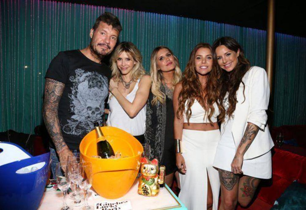 Tinelli, presente en la fiesta fashion que organiz� Micaela