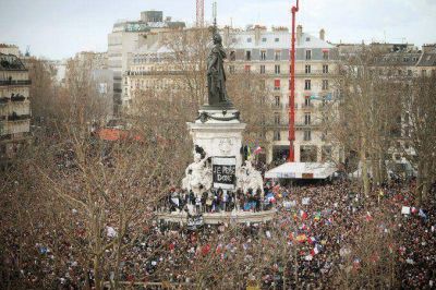 Hist�rica marcha en Francia para repudiar el ataque a Charlie Hebdo