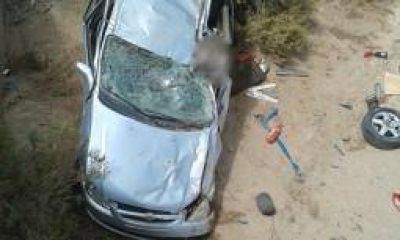 Tragedia. Dos muertos en accidente sobre la ruta 76