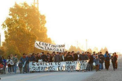 Pocas salidas para los obreros pesqueros en SAO  