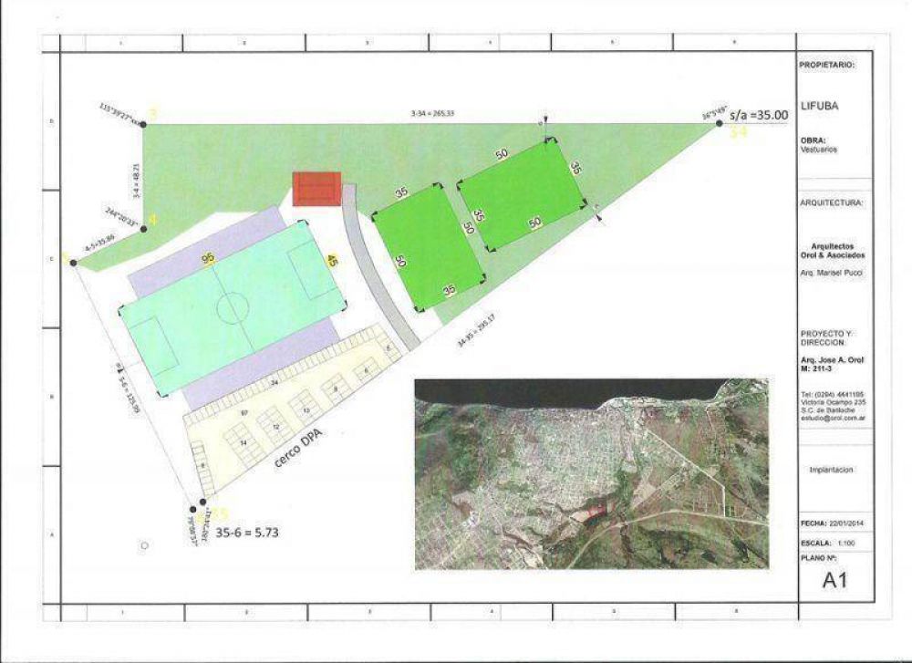 Comienza la construcci�n de complejo deportivo