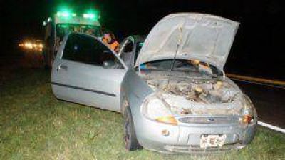 ADELANTO: Triple choque en la Ruta Nacional N� 5