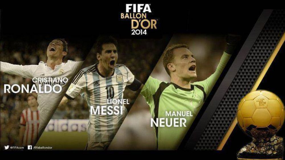 Messi, Cristiano, Neuer; el superlativo tridente que ir� por el so�ado Bal�n de Oro