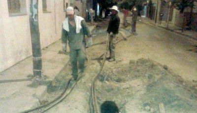 Contin�an los trabajos en el centro para mejorar el servicio el�ctrico