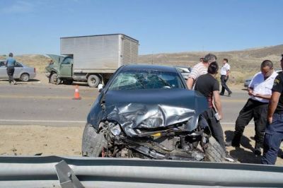 Milagro en el camino Juan Domingo Per�n tras un violento choque casi frontal