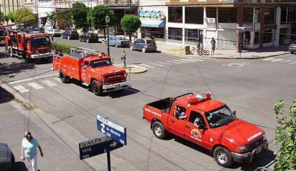 Los bomberos cumplieron 60 a�os de servicio