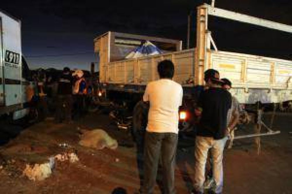 Un muerto por el choque entre una moto y un cami�n�