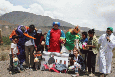 Los Reyes Magos visitaron a los ni�os de la Quebrada del Toro 