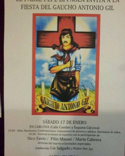 El Padre Pepe Di Paola invita a participar de la fiesta del Gaucho Antonio Gil