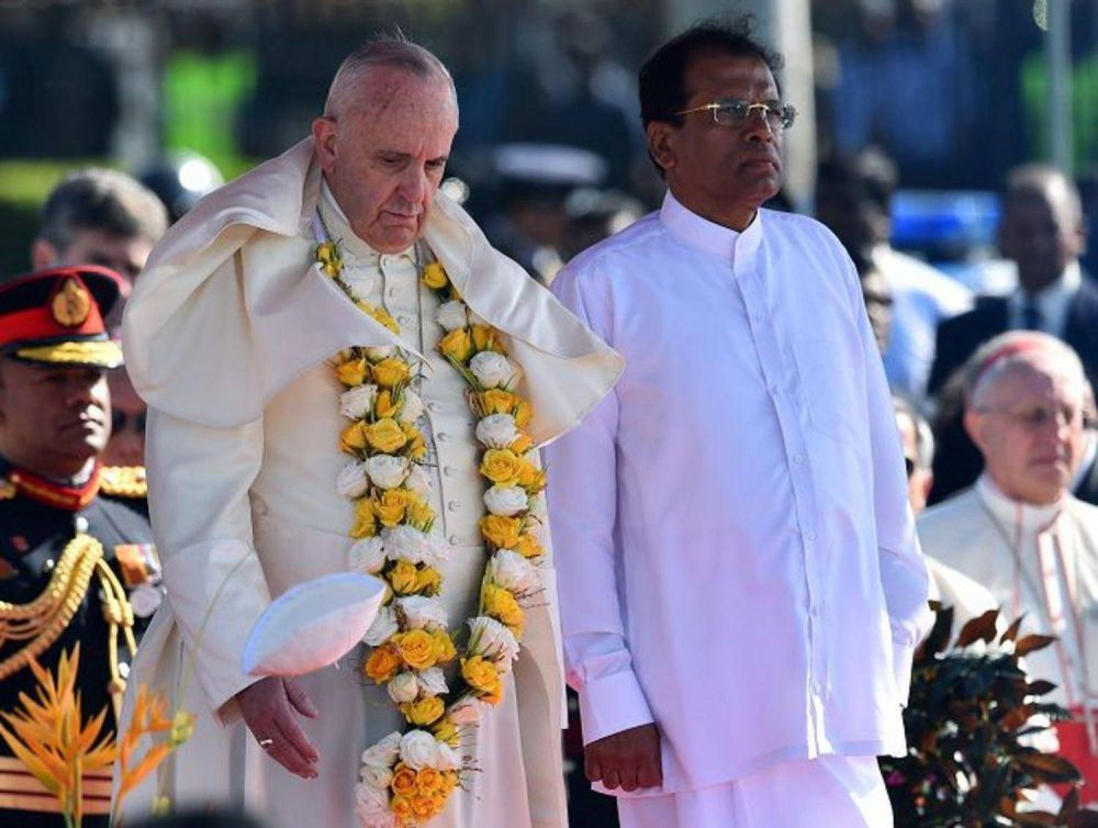 En Sri Lanka, Francisco exaltó el diálogo interreligioso para consolidar la paz