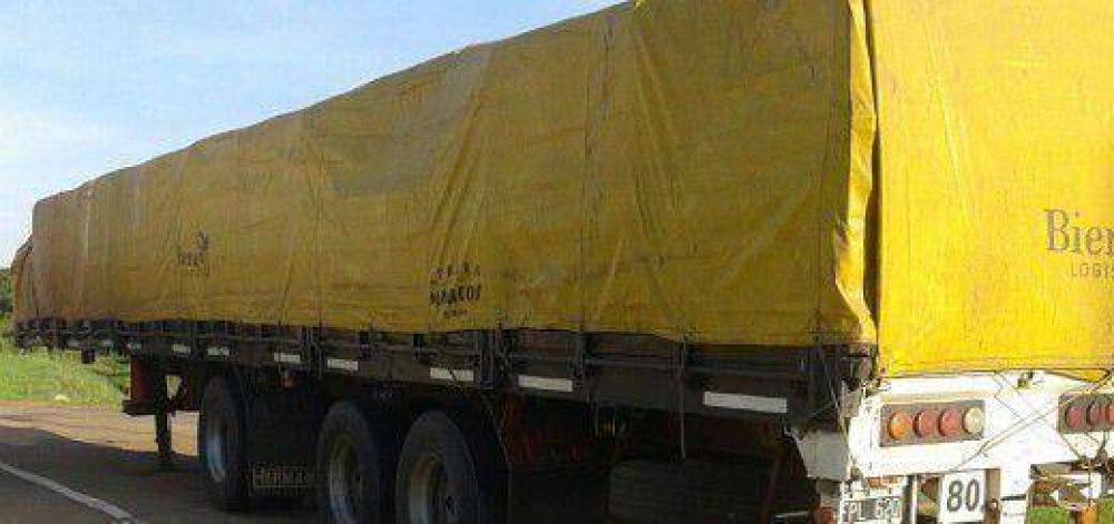 Intentan contrabandear porotos con documentos mellizos