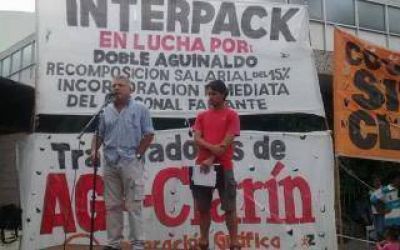 Trabajadores de Interpack cortar�n rotonda San Justo en reclamo de aumentos