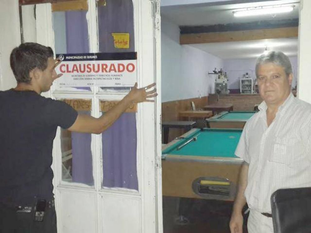 Clausuras durante el fin de semana