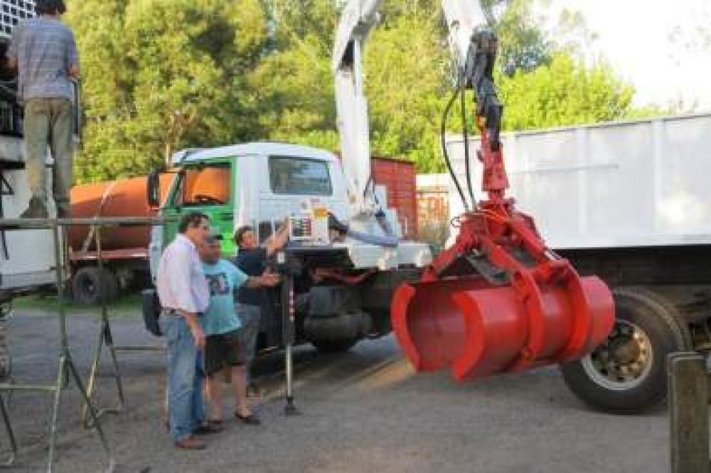 Nuevo cami�n para la recolecci�n de ramas y escombros