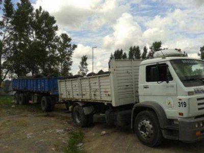 Neum�ticos en desuso de Bragado enviados al Ceamse