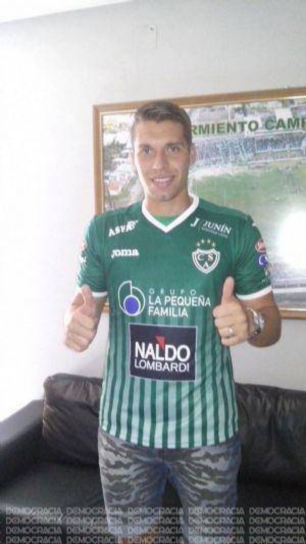 C�sar Rigamonti firm� contrato con Sarmiento