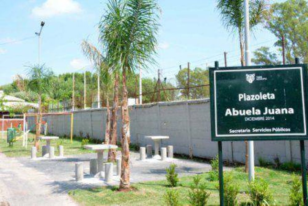 Tigre inaugur� la nueva Plazoleta Abuela Juana 