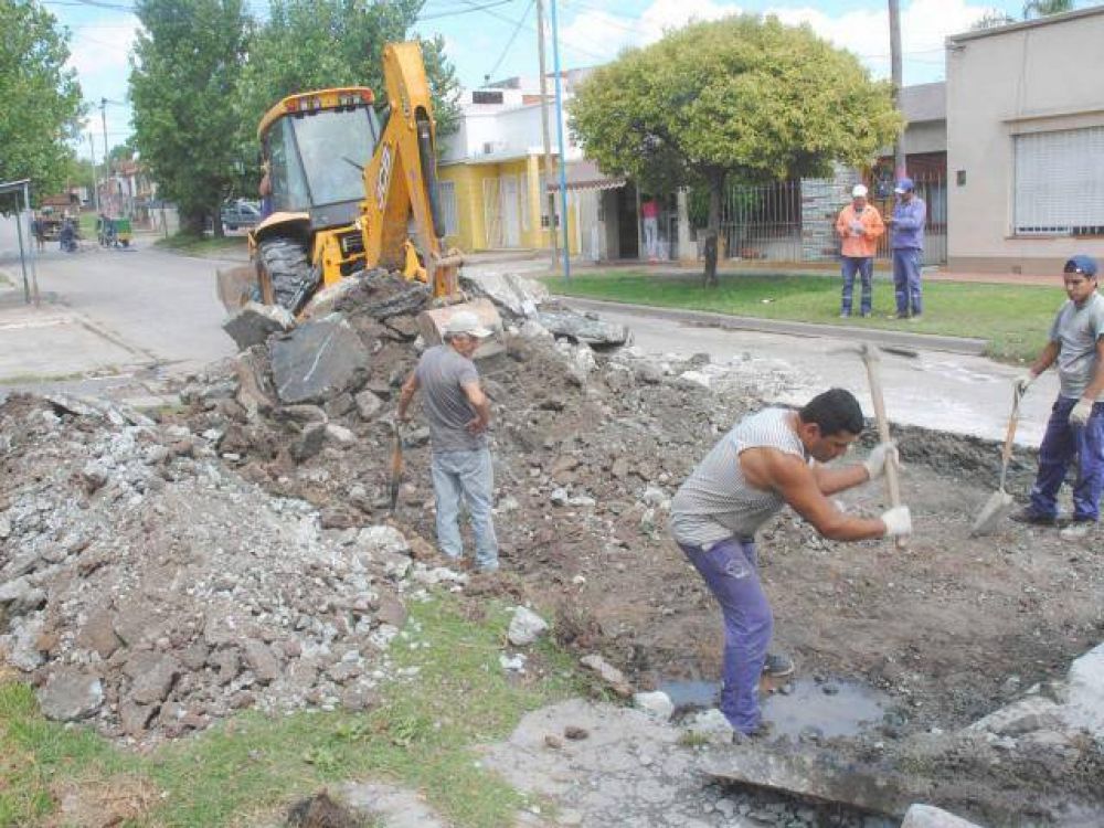 Iniciaron las obras en Primera Junta
