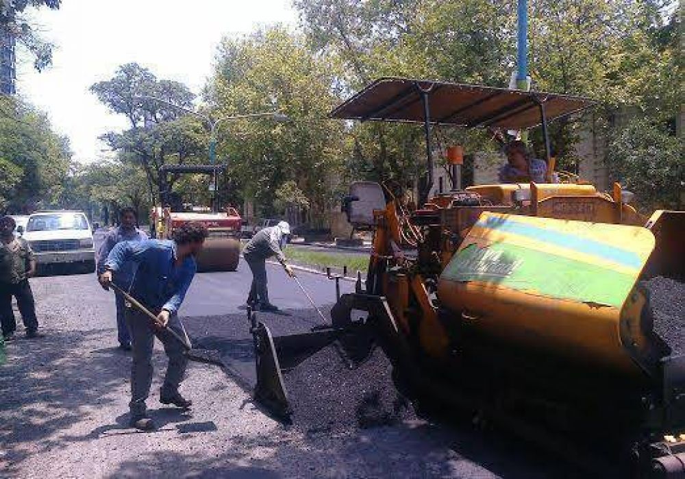 Intensifican repavimentaci�n en zona central de la ciudad