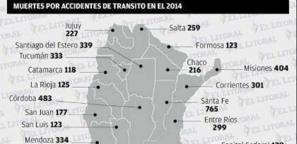 Santiago encabeza el mapa de muertes en accidentes de tr�nsito del pa�s