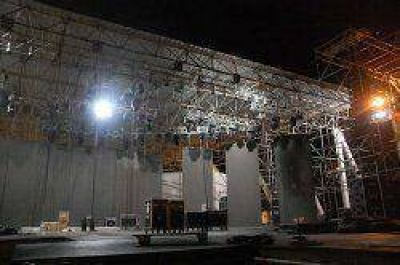 Todo listo para la gran fiesta en la catedral chamamecera
