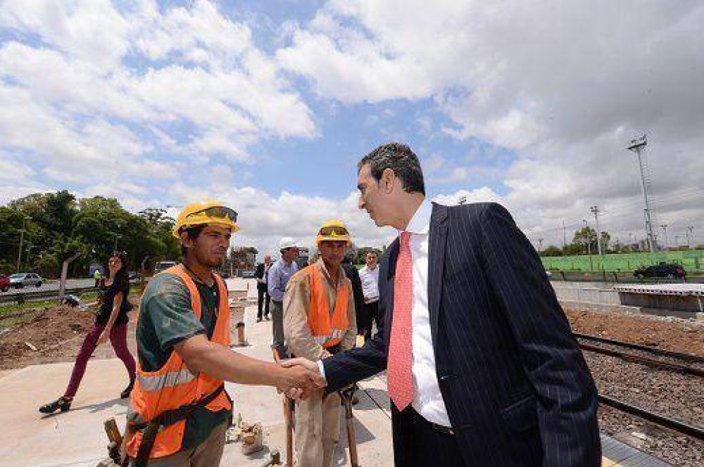 Randazzo recorri� las obras para la nueva estaci�n Ciudad Universitaria