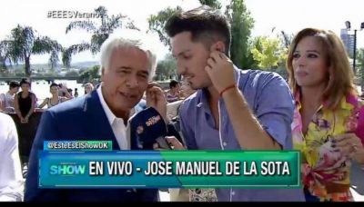 El gobernador De la Sota sigue de gira en la televisi�n