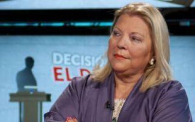 En La Plata y junto al Pro, Carri� anunci� que ser� candidata a Presidenta