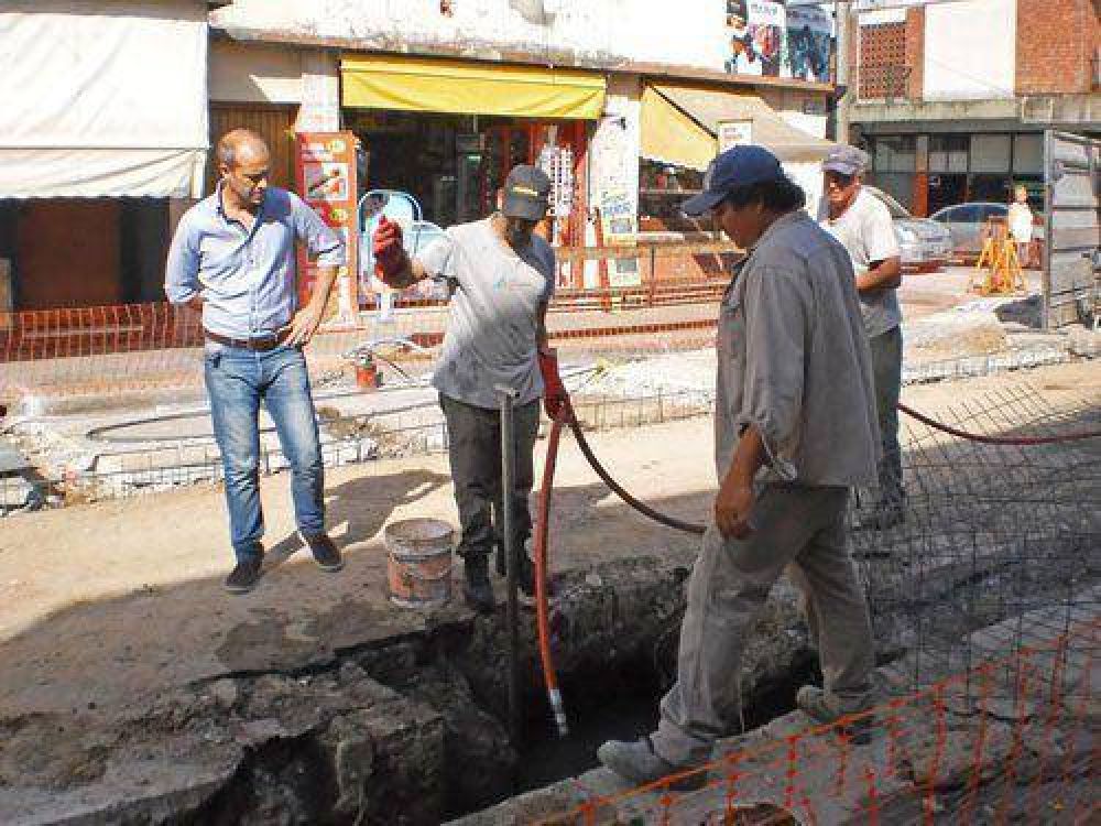 Continua la remodelaci�n de calle Constituci�n en San Fernando 