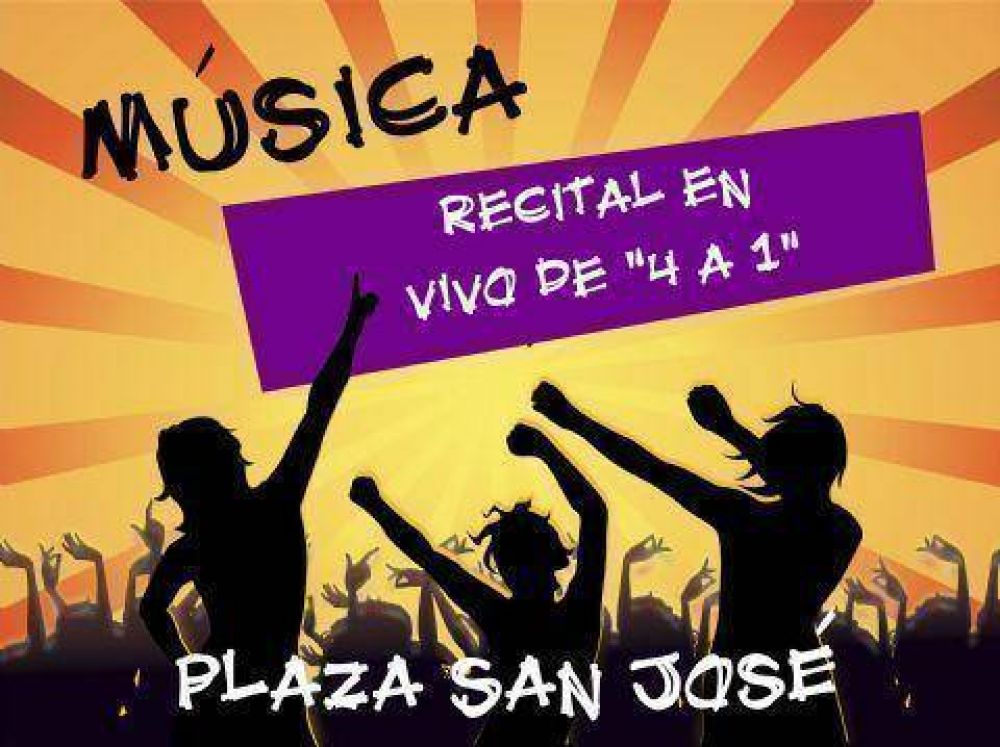Rock local en la Plaza San Jos�