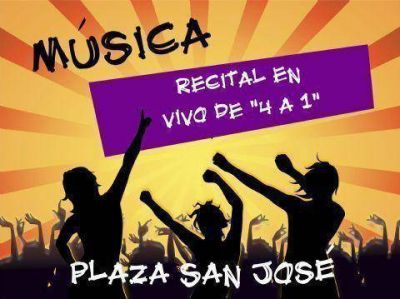 Rock local en la Plaza San Jos�