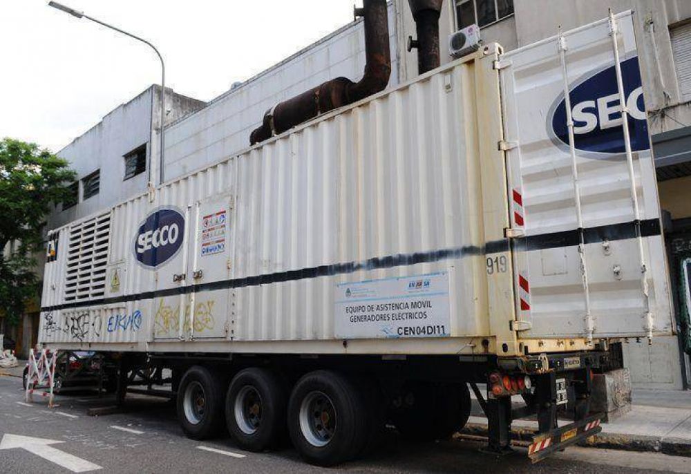 Megausinas m�viles, el plan urgente anti cortes de luz