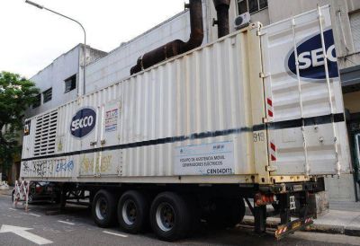 Megausinas m�viles, el plan urgente anti cortes de luz