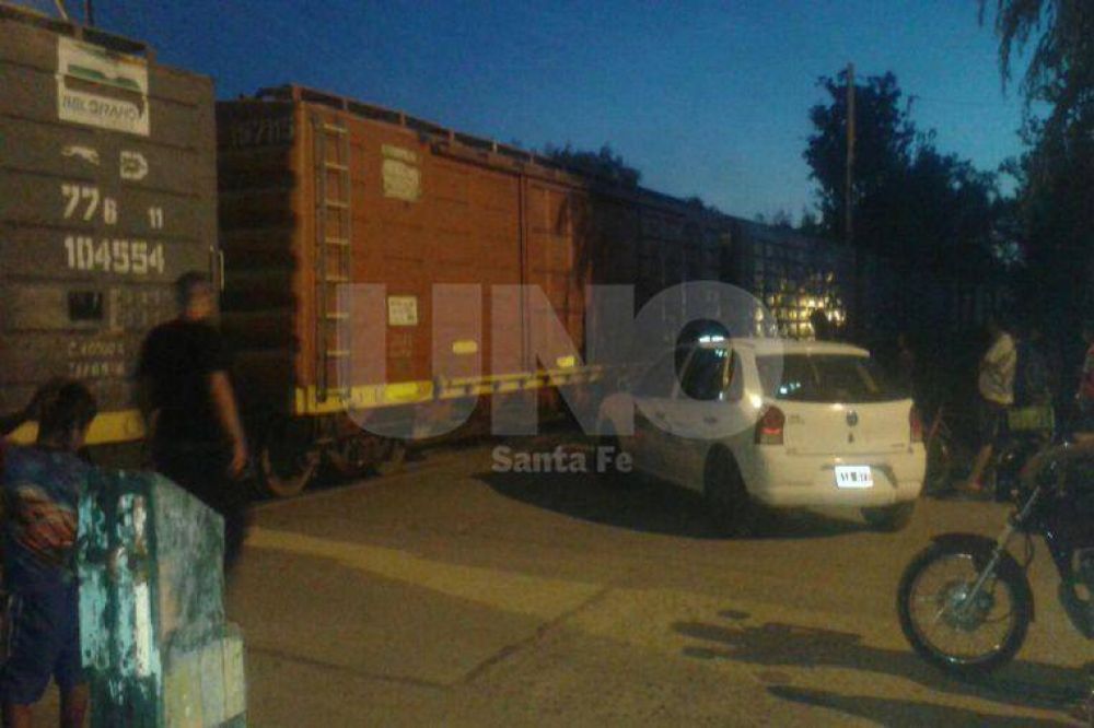 Descarril� un tren en Pasaje Liniers y las v�as