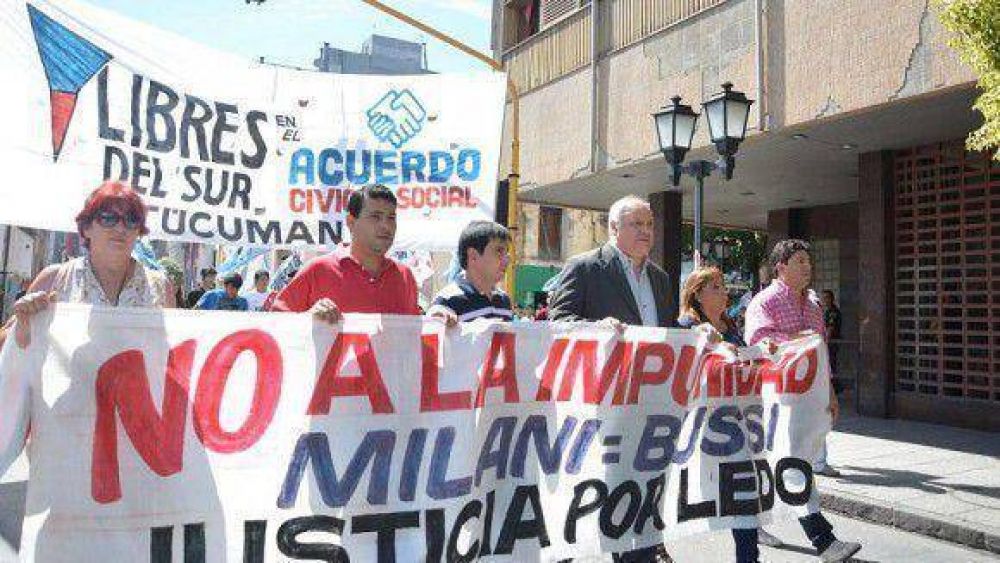Rechazan pedido de Milani de destituir al fiscal que lo investiga